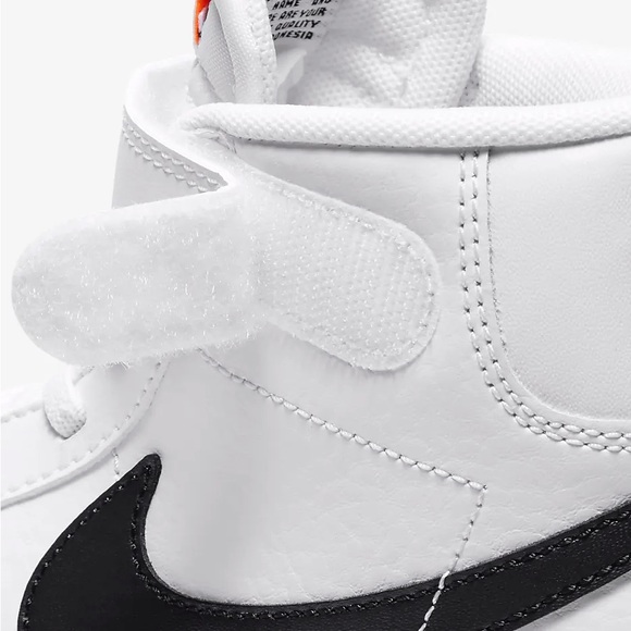 Brand New Nike Blazer Mid '77 Preschool/Little Kids' Shoes “White/Black” - Picture 2 of 12